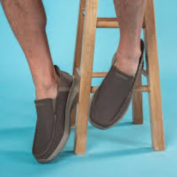 Skechers Men's Tan Loafers with Memory Foam - Picture 1 of 10